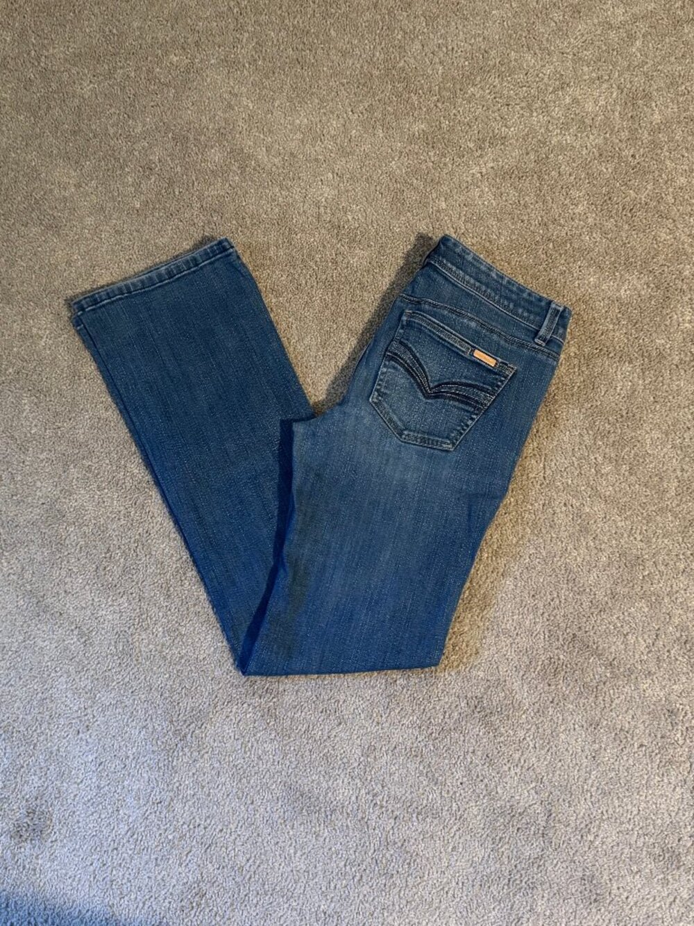 White House Black Market Saint Honore Bootcut Jeans Medium Wash Sz 2S (30x30)
